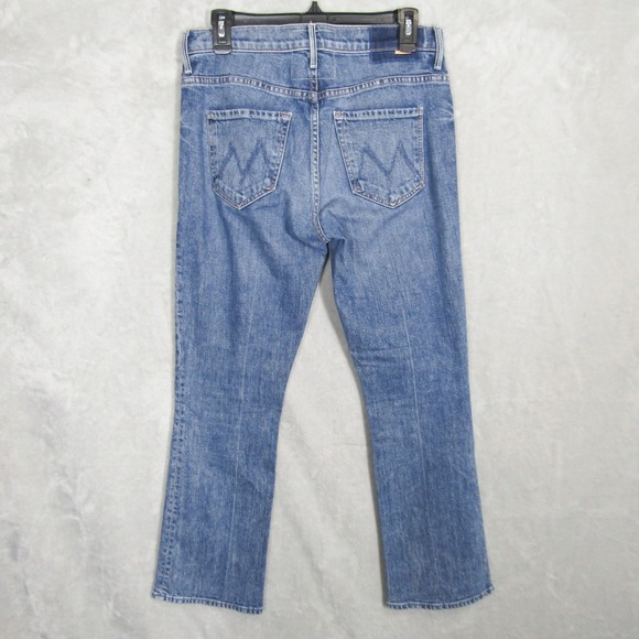 MOTHER Superior The Insider Ankle Blue Denim Jeans Women's Size 28 - Picture 7 of 12